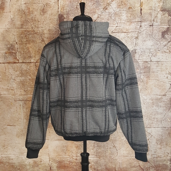 MEDIUM Sherpa Lined Zip-Up Hoodie - Picture 3 of 7